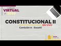 Constitucional II - Emilio Rosatti - Poder Judicial | Comisiones A