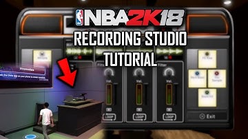 HOW TO GET ACCESS TO THE RECORDING STUDIO!! NBA 2K18