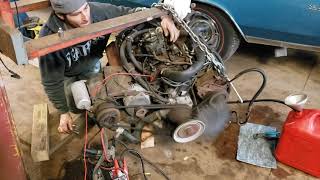 1974 Buick 350 engine running
