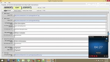 How to edit your Bold Auctions listing template using TagBot