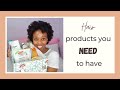 MUST HAVE NATURAL HAIR PRODUCTS | BEGINNER'S GUIDE TO NATURAL HAIR | SOUTH AFRICAN YOUTUBER