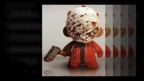 Toy Custom session 3 (video edited by Streets Paranoid) Munny - Kidrobot  - etc.