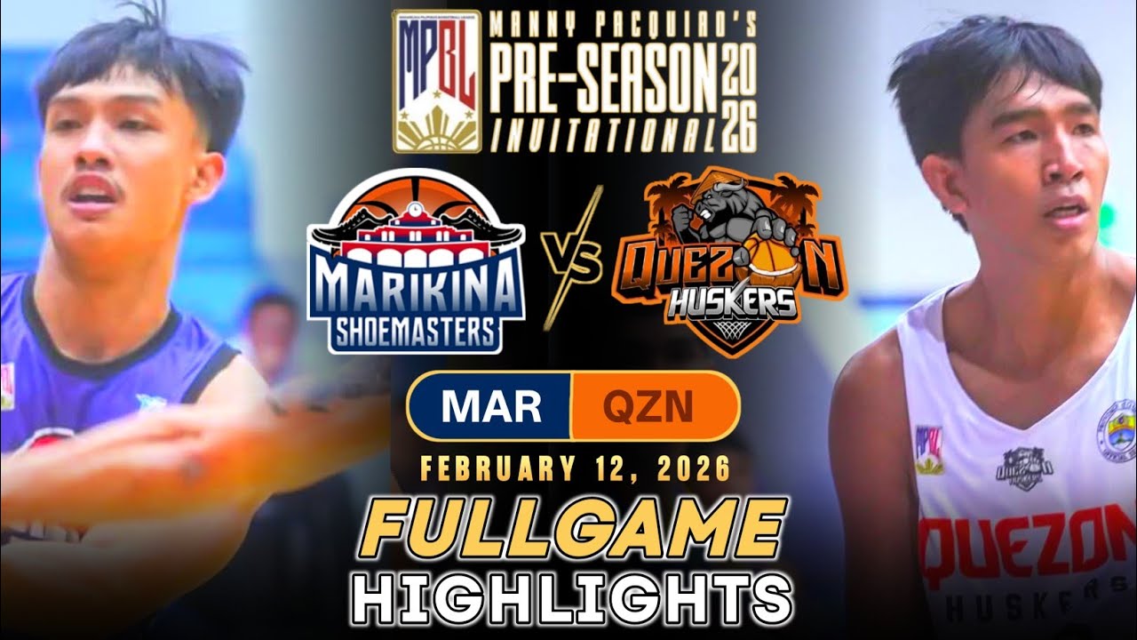 MPBL 2026 PRE-SEASON FULLGAME HIGHLIGHTS | MARIKINA VS QUEZON (FEBRUARY 12, 2026)