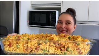 FAROFA COMPLETA DE CUSCUZ / SEU ALMOÇO OU JANTAR PRONTO EM ALGUNS MINUTOS