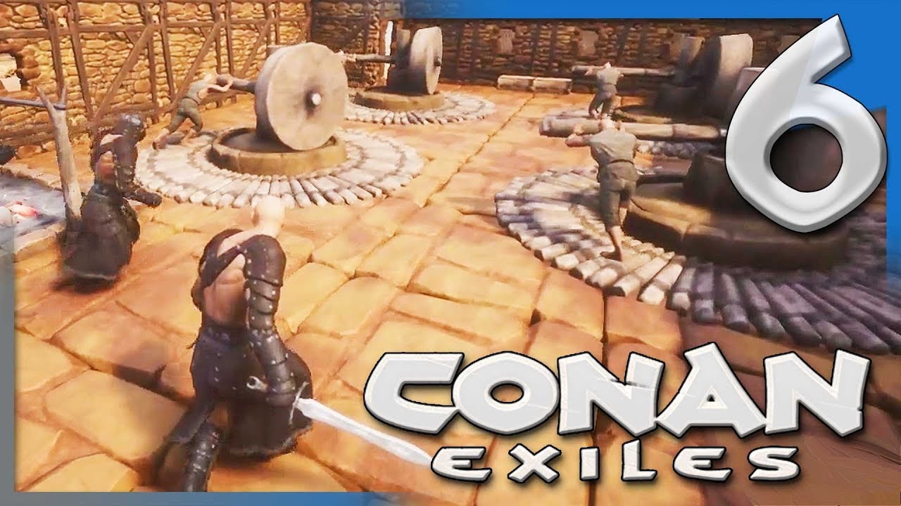 HUNTING THRALLS WITH DRAAX Conan Exiles Multiplayer Gameplay S4E6 YouTube