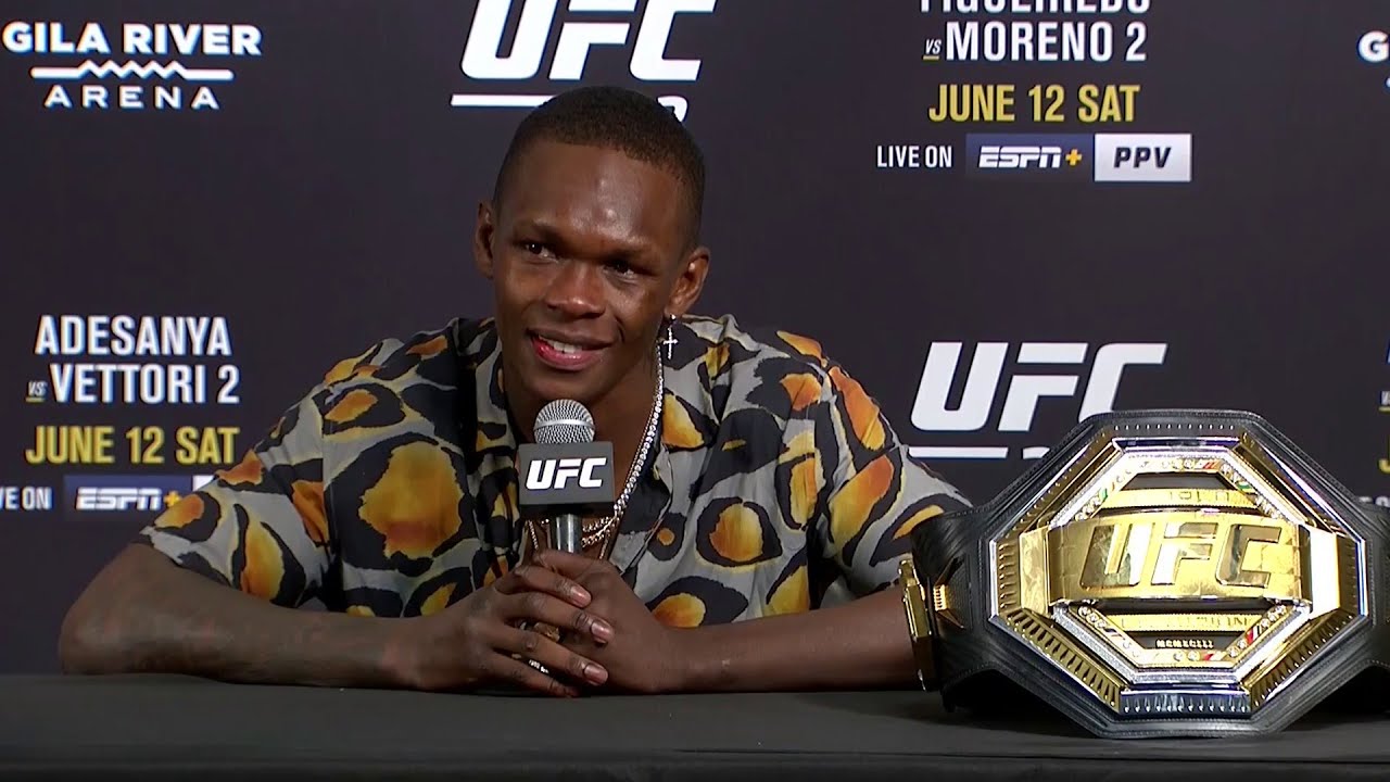 Ufc 263 Israel Adesanya Post Fight Press Conference Youtube