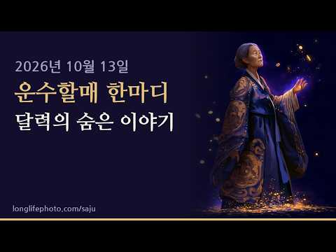 운수할매 한마디 · 달력의 숨은 이야기
