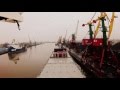 Корабль выходит из порта Калининград - The ship leaves the port of Kaliningrad