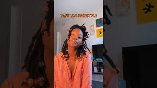 Easy Loc Hairstyle - #locs #locsjourney #locstyles #hairgrowth