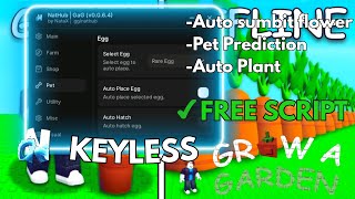 [WORKING☀️]Grow a Garden 🍏 BEST SCRIPT SHOWCASE - Auto Submit Flower , Pet Prediction - BlossomRbx