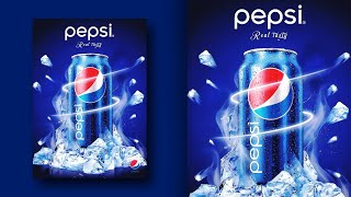 So erstellst du ein Werbeplakat für Pepsi | PixelLab-Tutorials screenshot 1