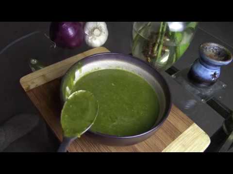 BARLEY SPINACH VEGETARIAN CREAM SOUP
