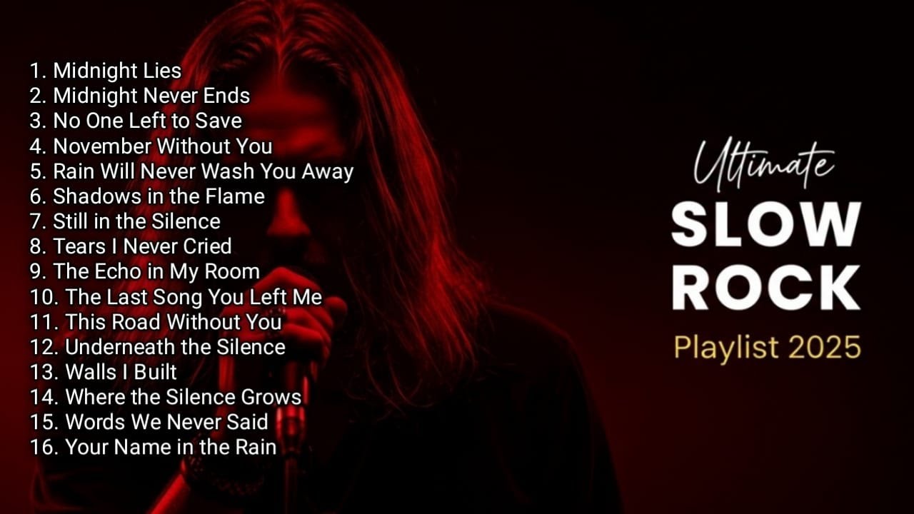 Slow Rock Nights 🌙 – Love Songs for Lonely Souls