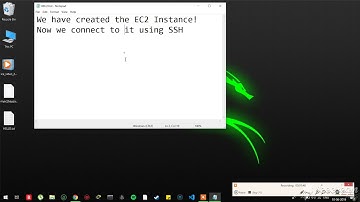 Creating an Amazon EC2 VM Instance and Connecting to it using SSH