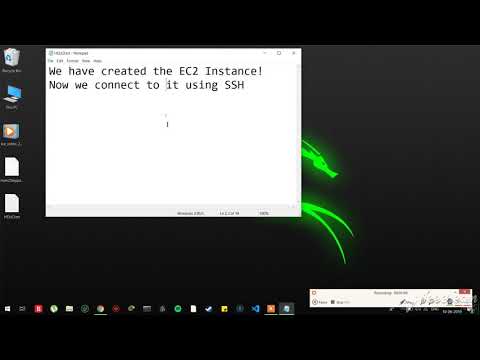 Creating an Amazon EC2 VM Instance and Connecting to it using SSH