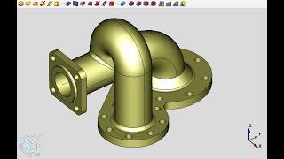 16. FreeCAD 1.0 Для начинающих!  Субтрактивный профиль. Паз.  Субтрактивный профиль по траектории.