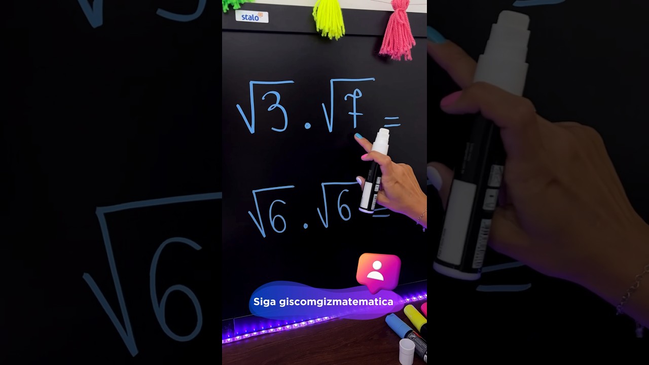 MULTIPLICAÇÃO E DIVISÃO COM RADICAIS \Prof. Gis/