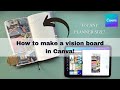 How to make a vision board on Canva... and other dashboards for ANY PLANNER size!