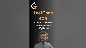 LeetCode#405 Convert a Number to Hexadecimal - Python