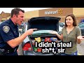 When Cops Catch Shoplifters Acting Dumb AND Innocent Outside Walmart