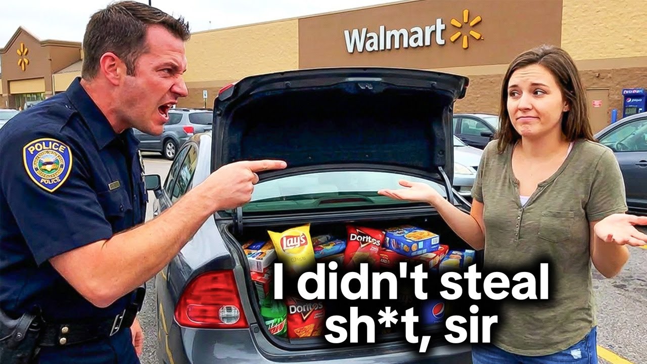 When Cops Catch Shoplifters Acting Dumb AND Innocent Outside Walmart ...