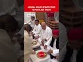 Aparna Yadav Serves Food To Akhilesh Yadav