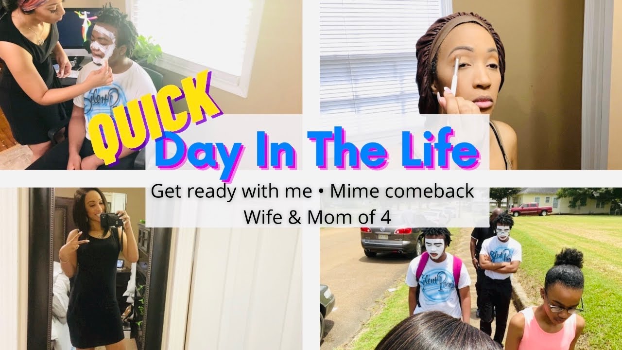 Quick Day in the life | Get Ready With Me | Wife & Mom of 4 | Vlog ...