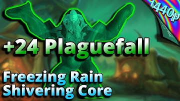 +24 Plaguefall NF Frost Mage 9.1.5 Gameplay