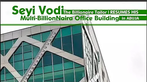 Seyi Vodi the billionaire tailor moves into his multi-billion Naira Building in Abuja.#seyivodi