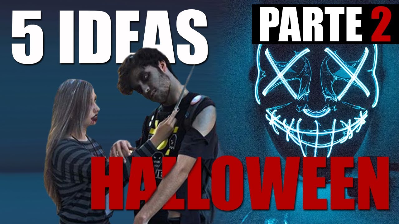 5 DISFRACES PARA HALLOWEEN HOMBRE FÁCILES | 2020 - YouTube