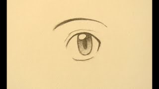 How to Draw Male Anime Eyes Step by Step 