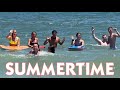 SUMMERTIME at the BEACH | SURFING, CARDS, ARM WRESTLING