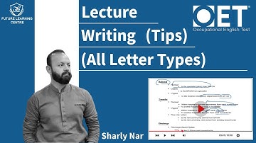 OET Writing Tips (All Letter Types) (With Sir Sharly) #flclahore