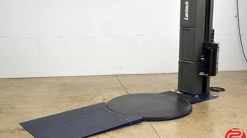 Lantech Q-3965 Semi-Automatic Stretch Wrapper Pallet Wrapper