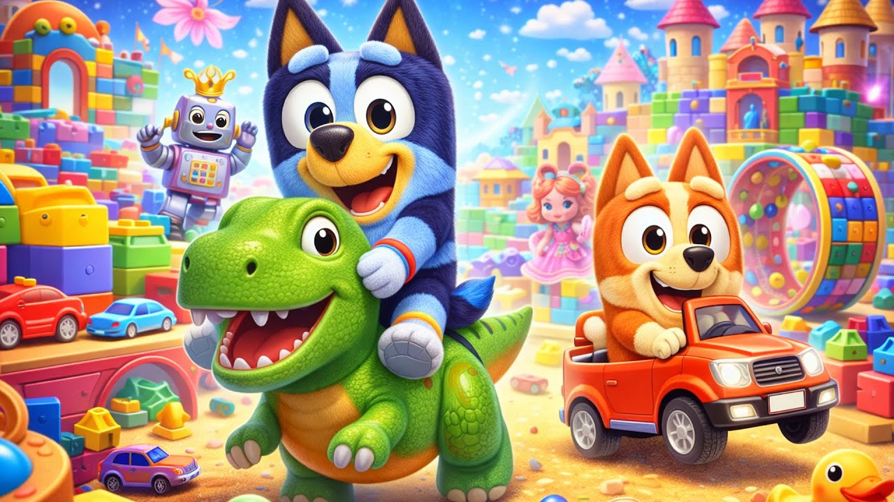 Bluey & Bingo’s Toy World Adventure | Funny Playtime Journey | Bluey Animation