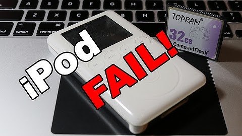 iPod (3rd Gen) Compact Flash Upgrade | FAIL!