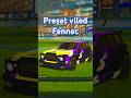 ￼Preset fennec viled rocket league #rocketleague #rl #preset #decals
