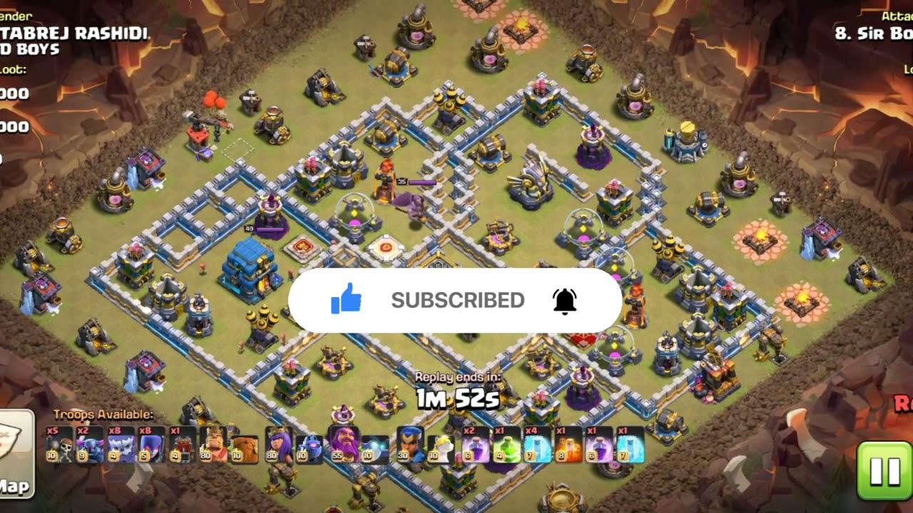 Some Best Attack from Ongoing Cwl  Clash Of Clans 