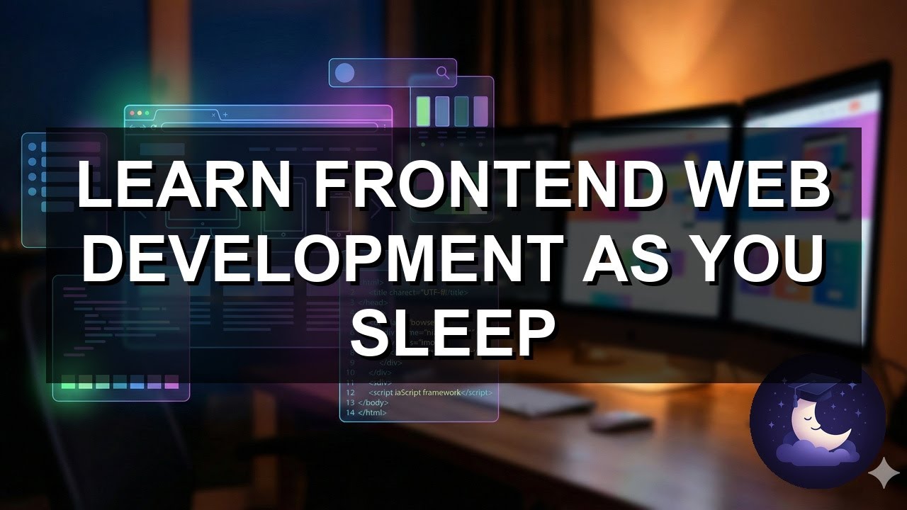 Learn FRONTEND WEB DEVELOPMENT as you SLEEP | HTML, CSS, JavaScript, Frameworks | The Nap University