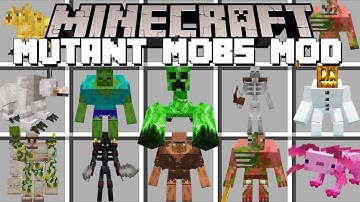 🔥 Mutant Mobs Mod in Minecraft PE | All Mutant Creatures Addon Full Review & Battles 🔥 #minecraft 