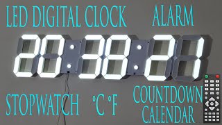 Large LED Digital Countdown Clocks to display the time or countdown timer