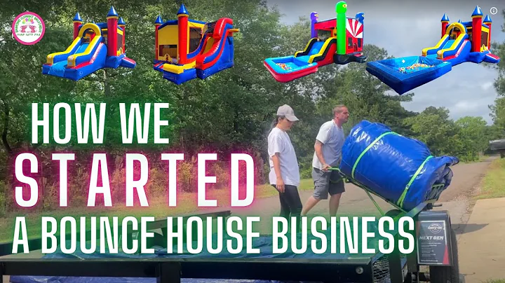 Hur vi startade ett bounce house-företag? Är du redo att starta en liten verksamhet?