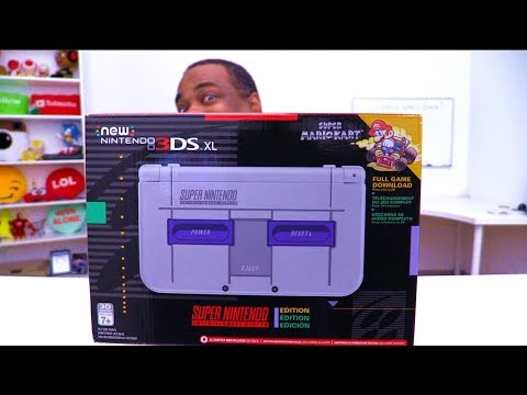 HOT NEW Nintendo 3DS XL SNES Edition UNBOXING!