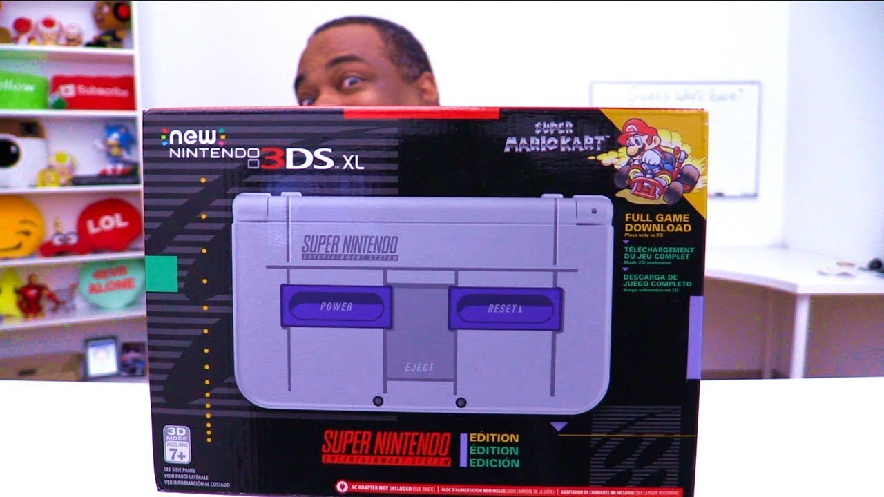 HOT Nintendo 3DS XL SNES Edition UNBOXING! - YouTube