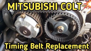 Mitsubishi Colt Timing Belt Replacement 2005, RG,1.5L, 4G15 CVT Automatic.