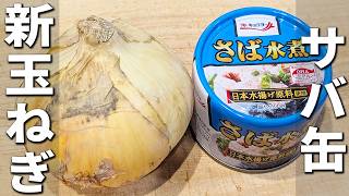 【新玉ねぎとサバ缶のレシピ】切って和えるだけ！簡単美味しいタマネギ漬けの作り方　辛味を抑えて栄養を逃さない！子供にも大人気な副菜レシピ｜あさごはんチャンネルさんのレシピ書き起こし