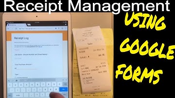 Super Easy Way To Track Receipts and Expenses Using Google Forms