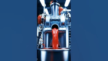 Wow! Tiny Workers Run a Giant Strawberry Juice Factory 🍓🏭