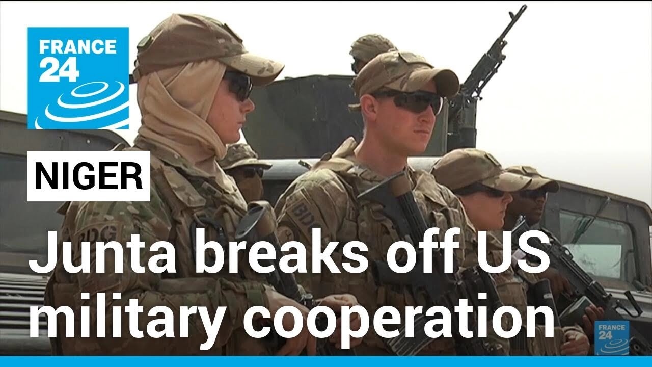 ⁣Niger junta breaks off military cooperation with US • FRANCE 24 English