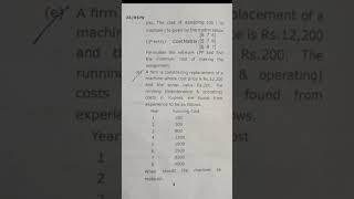 MGKVP B.Sc 6th Semester Statistics Paper second 2026 📄 | Operations Research Paper Analysis 🔥